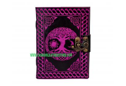 Adam And Eve Leather Journal Tree Of Life Wicca Diary Thought Book Bound Notebook Travel Book Of Shadow